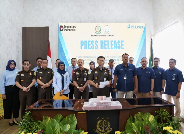 Tanpa Sidang, Kejati Lampung Berhasil Tagih Piutang Pelindo Rp1,53 Miliar ke Perusahaan Energi