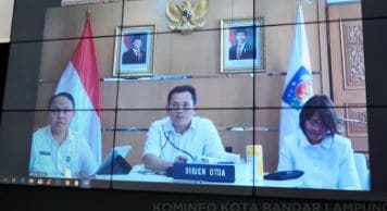 Pemkot dan Kemendagri Bahas Peningkatan Layanan Otonomi Daerah Secara Virtual