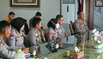 Wali Kota Eva Dwiana dan Dirbinmas Polda Lampung Bahas Peningkatan Keamanan Kota