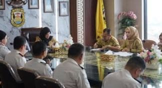 Wali Kota Eva Dwiana Terima Audiensi Jajaran Imigrasi