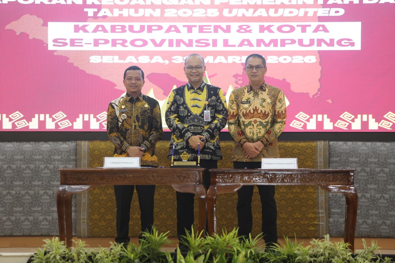 Pringsewu Raih TLHP Tertinggi di Lampung, BPK Apresiasi Komitmen Pengelolaan Keuangan Daerah