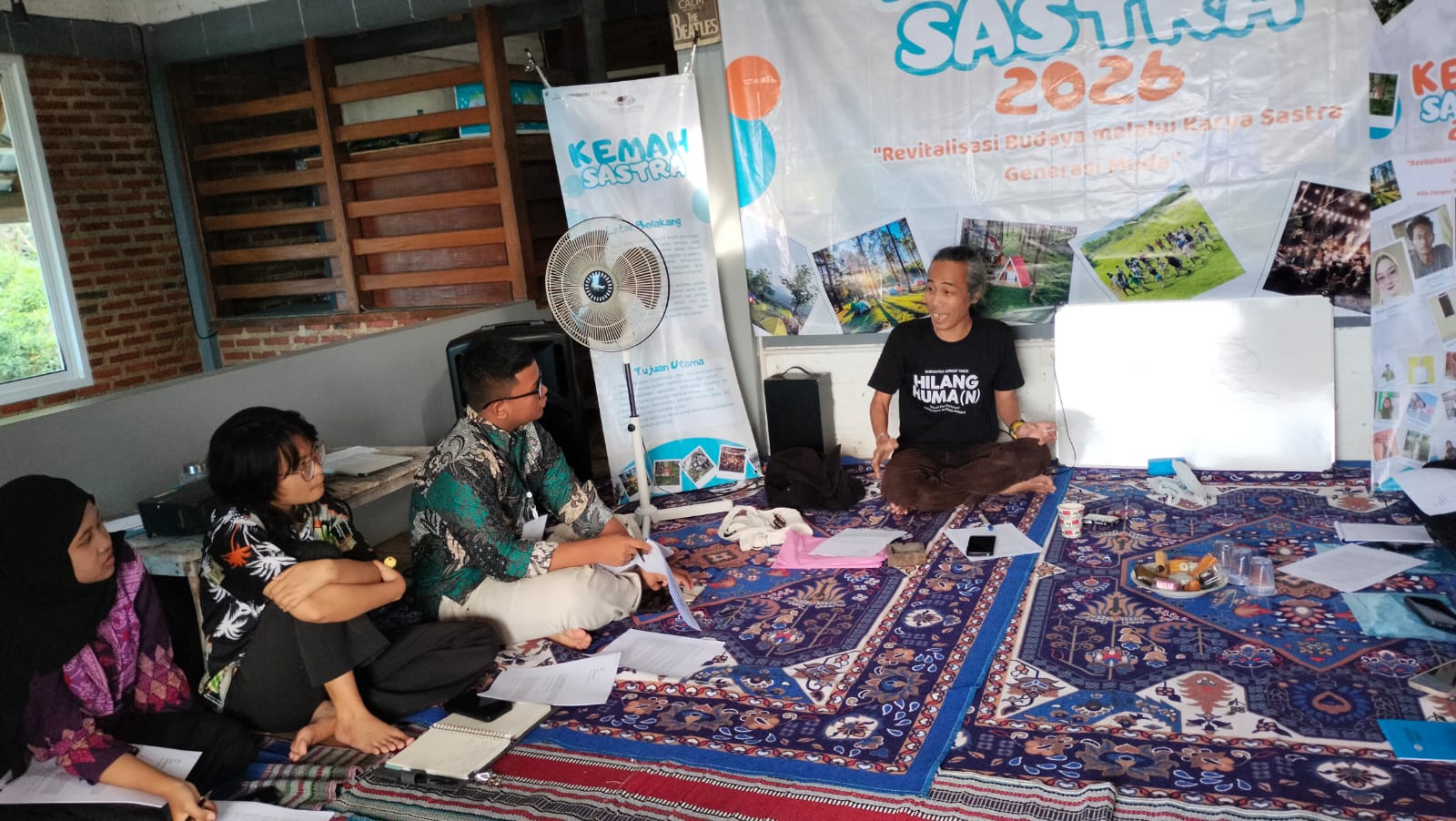 Kemah Sastra 2026, Ari Pahala: Puisi Upaya Menjumpai-Dijumpai