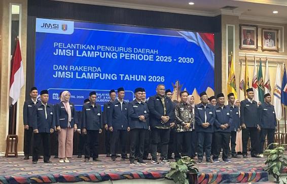 Pengurus JMSI Lampung Periode 2025-2030 Dilantik, Ini Daftar Namanya