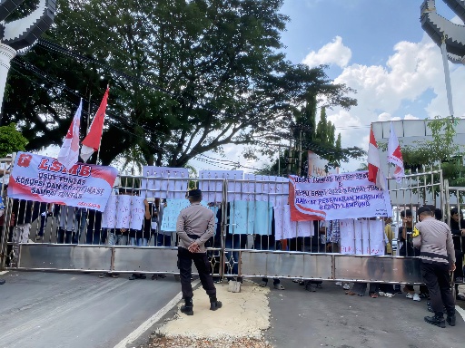 Kejati Lampung Digeruduk Massa: Desak Transparansi TPPU dan Aktor Intelektual Korupsi SPAM Pesawaran