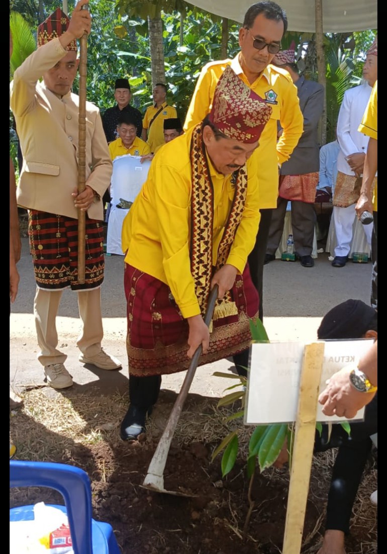 Gerakan Lampung Menanam Buka Musda V Golkar Pesawaran