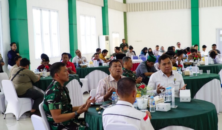Halal Bihalal Kodam XXI/RI, Pangdam Bangun Keakraban dengan Mahasiswa dan Insan Pers