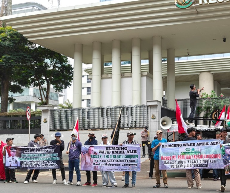 Triga Lampung Desak Kejagung Periksa Arinal dan Adi Pati , Ambil Alih Kasusnya dari Kejati