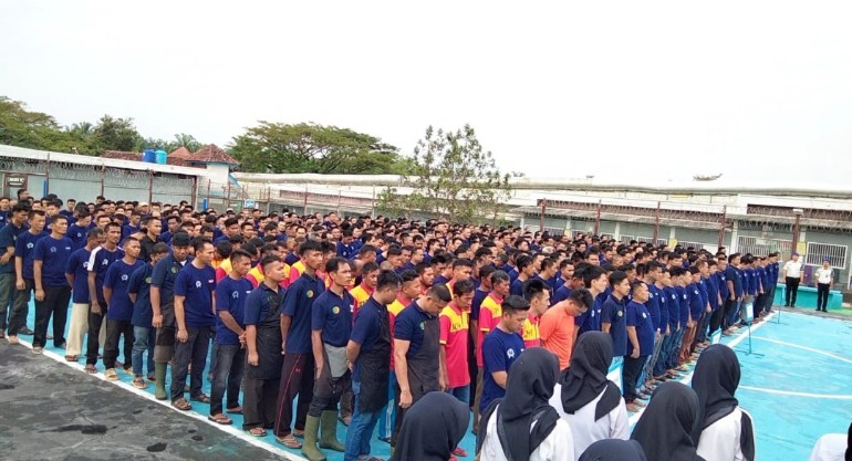 606 Warga Binaan Lapas Kotabumi Deklarasi Anti Halinar