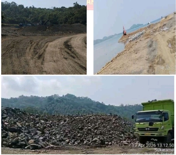 Diduga Ilegal, Tambang Gunung dan Reklamasi Pantai di Pesawaran Dilaporkan ke Polisi