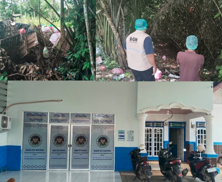 Dapur MBG Yayasan Bina Bangsa Bitung Cemari Lingkungan, Limbah Dibuang ke Sungai dan Timbulkan Bau Menyengat