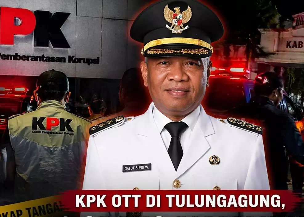 OTT Besar-besaran di Tulungagung: KPK Amankan Bupati Gatut Sunu dan 15 Orang Lainnya