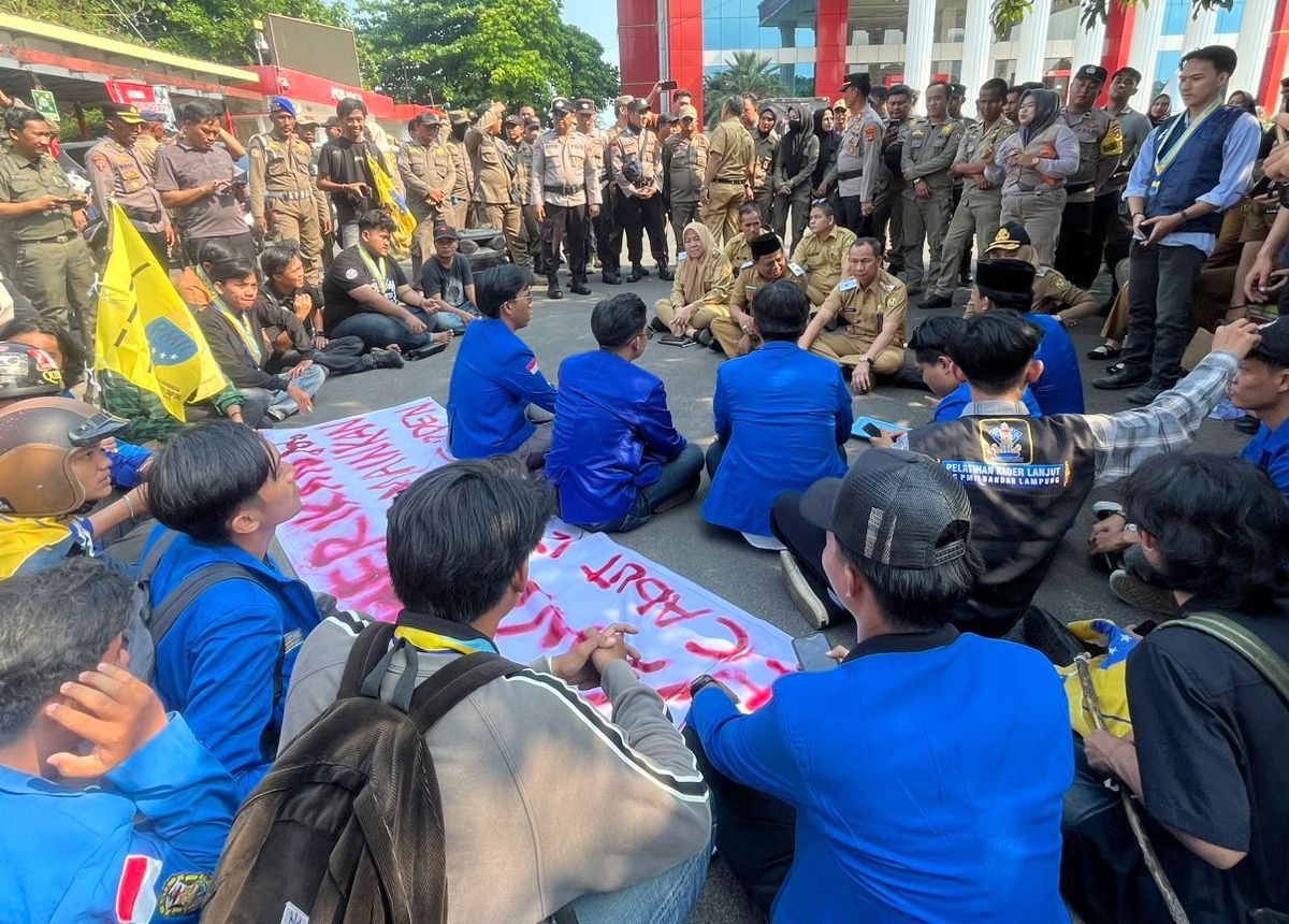 PMII Demo Pemkot Bandar Lampung, Desak Evaluasi Keamanan Wira Garden Pasca-Tewasnya 2 Mahasiswi