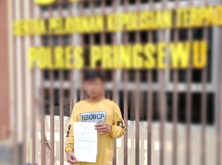 Diduga Tipu Anak Yatim, Oknum Kepala Pekon di Pringsewu Dilaporkan ke Polisi