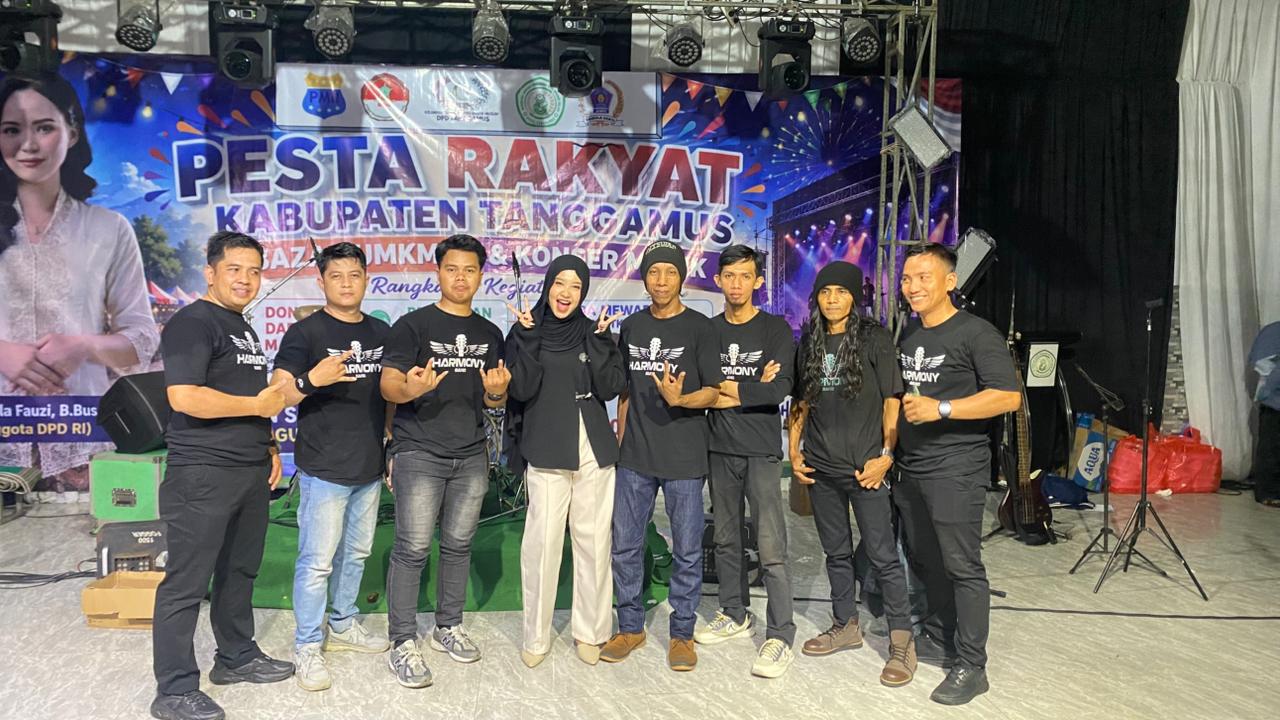 Grup Band Harmoni Meriahkan Penutupan Puncak Pesta Rakyat Tanggamus 2026
