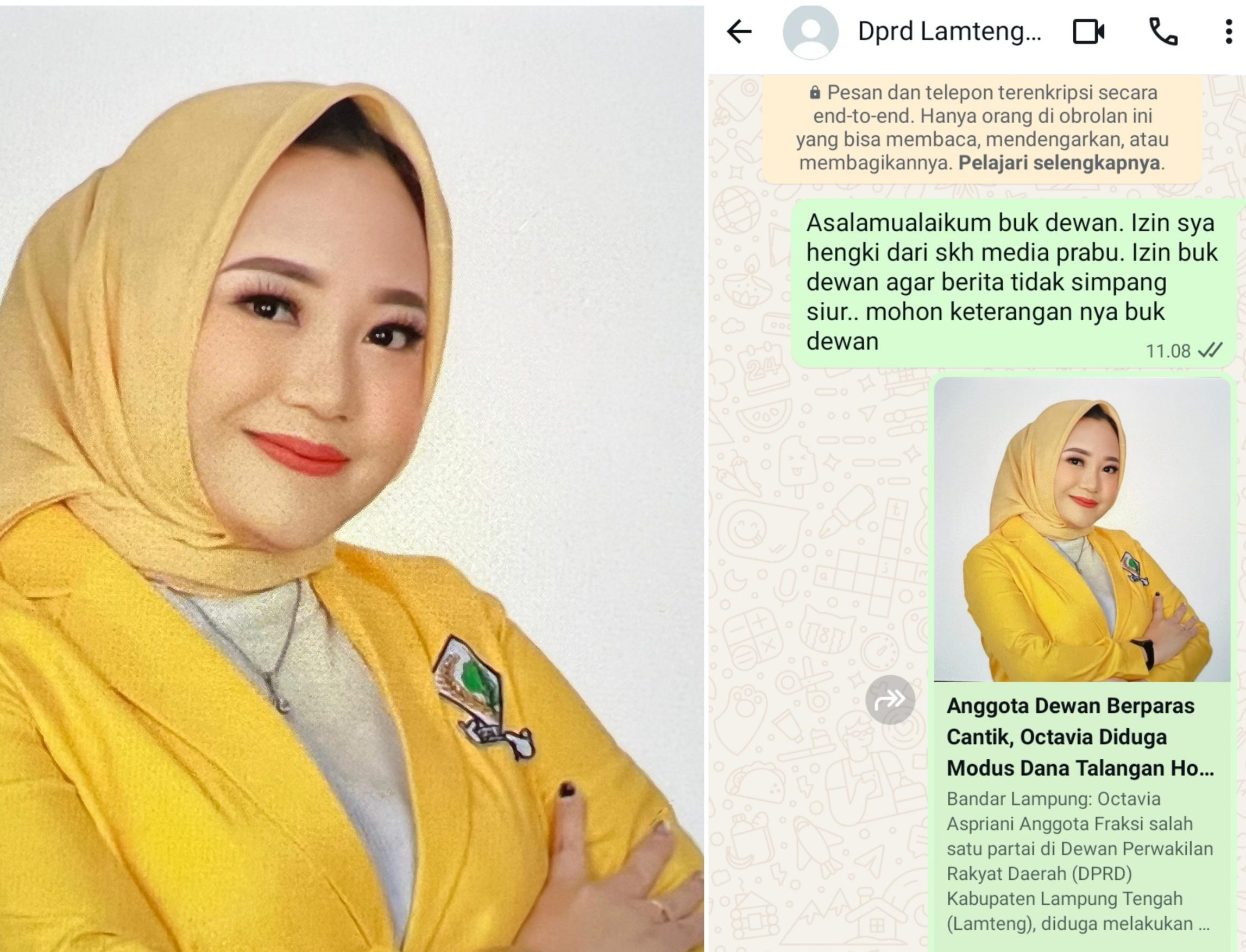 Diduga Tipu Pengurus Golkar Lampung Modus Voucher Hotel, Anggota DPRD Lamteng Bakal Dipolisikan