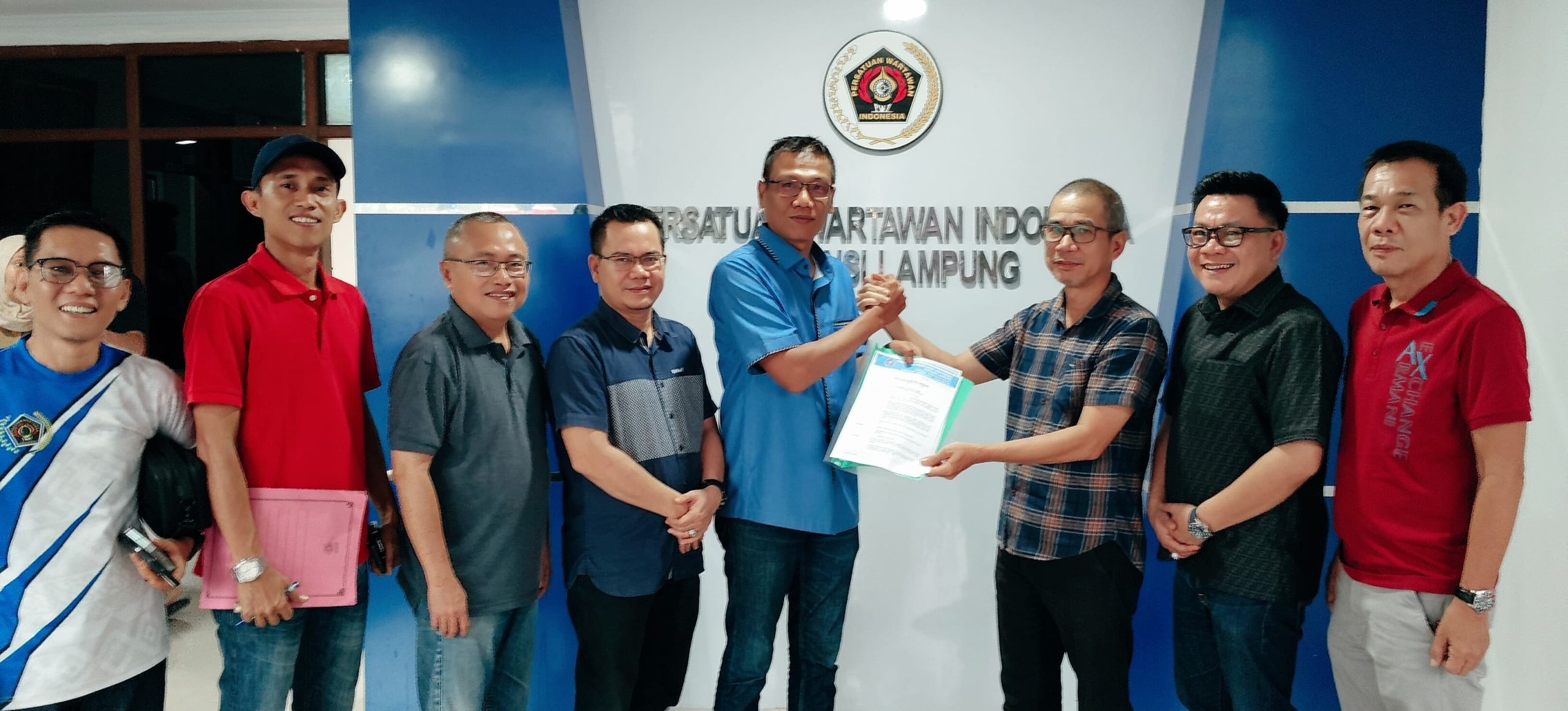 Lukmansyah Resmi Jabat Plt Ketua PWI Tulang Bawang