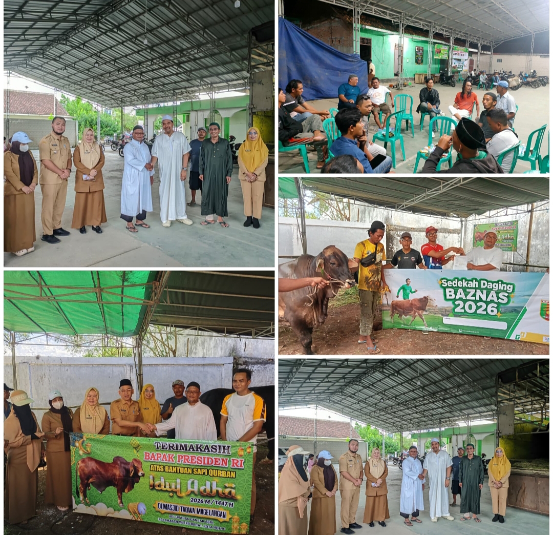 Warga Magelangan Sampaikan Terima Kasih Kepada Presiden Dan Fraksi Gerindra-Baznas Lampung