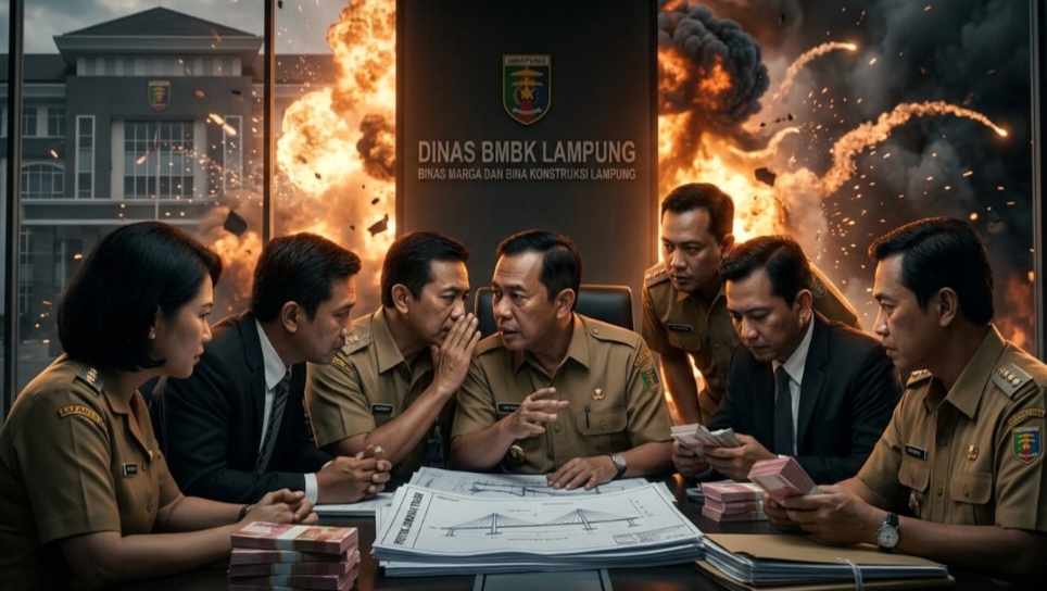 Kontraktor ‘Bau Kencur’ Garap Proyek Jembatan Rp1,3 Miliar di Way Kanan