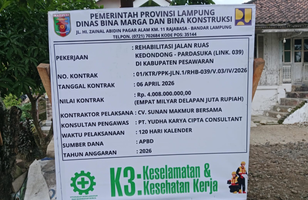 Proyek Jalan Kedondong-Pardasuka Disorot, LSM Penjara Ungkap Dugaan Ketidaksesuaian Drainase