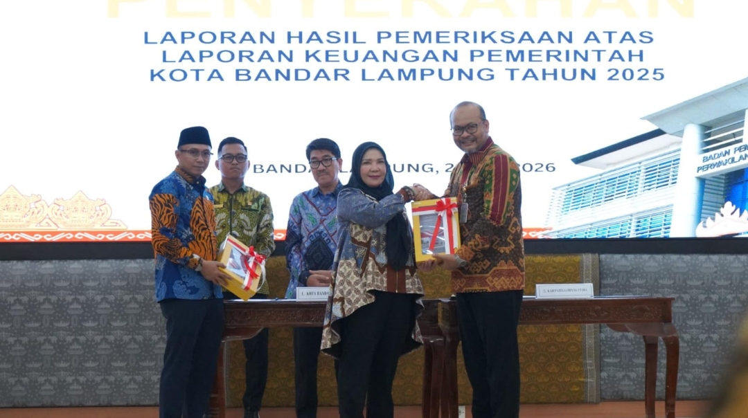 Pemkot Bandar Lampung Kembali Raih WTP atas LKPD 2025