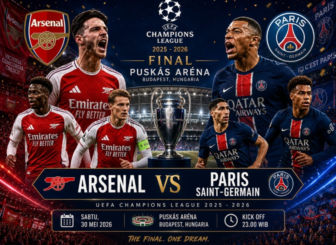 Budapest Membara: Arsenal dan PSG di Persimpangan Sejarah Eropa