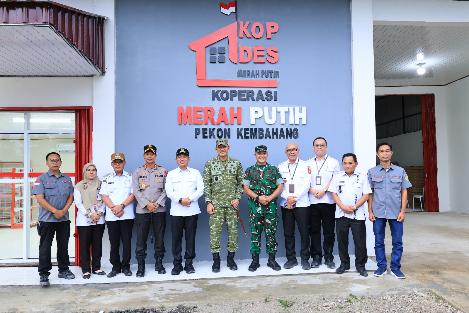 Pangdam XXI Tegaskan TNI Hanya Bantu Pembangunan Fisik Koperasi Desa Merah Putih