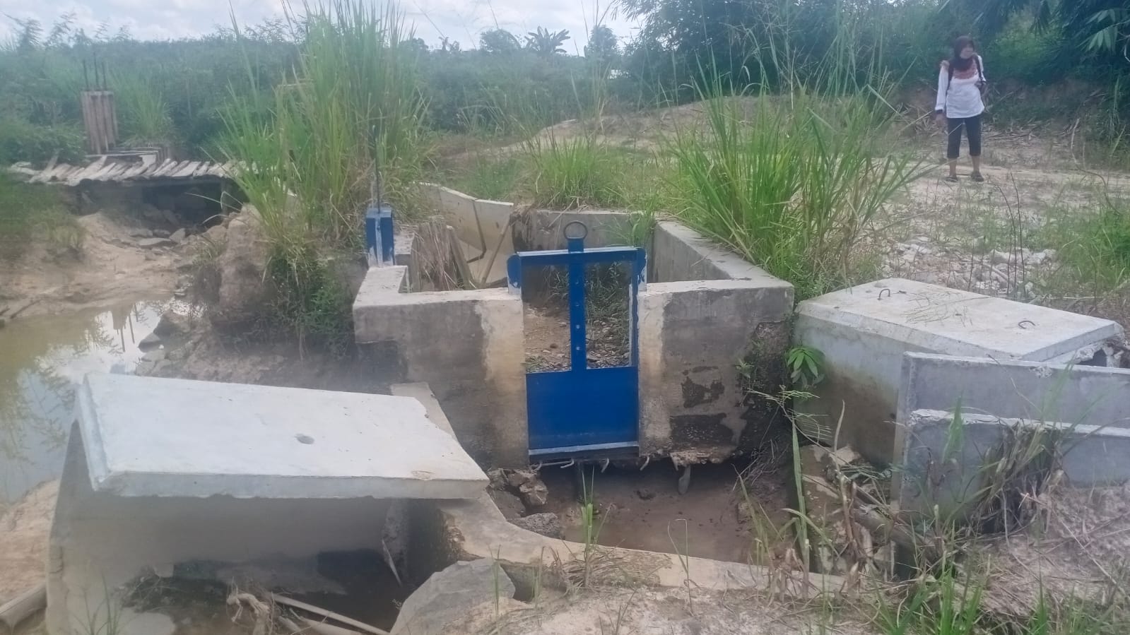 Proyek Irigasi BBWS Rp48,3 Miliar di Tubaba Diduga Gagal Konstruksi dan Mangkrak