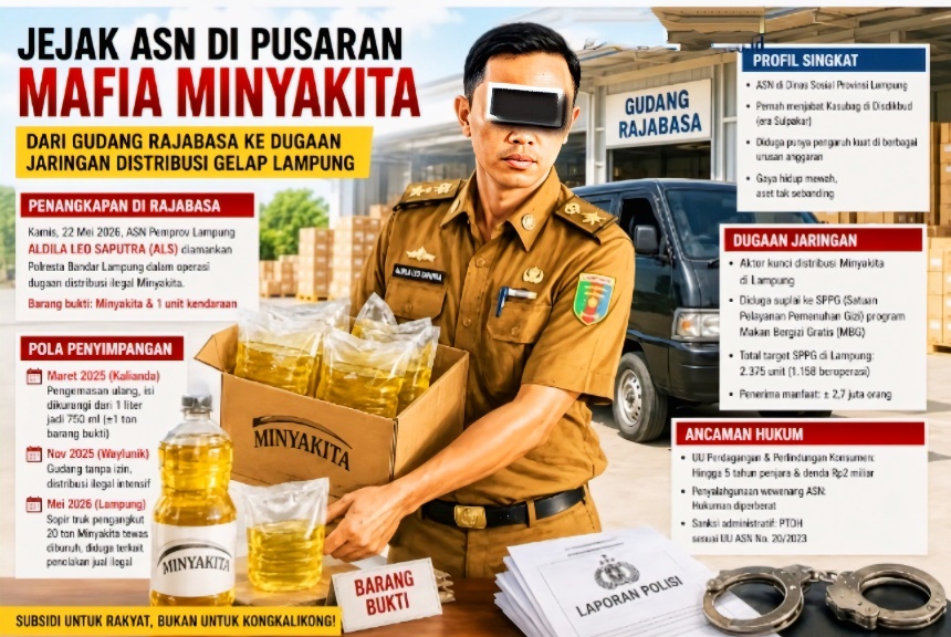 Kasus Minyakita di Bandar Lampung Jadi Sorotan, Pengamat Hukum: Tersangka Bisa Langsung Ditahan