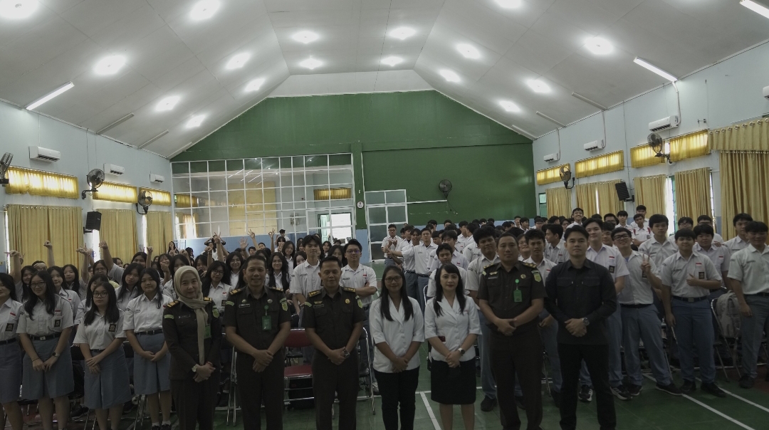 231 Pelajar SMA Xaverius Ikuti Jaksa Masuk Sekolah, Kejati Lampung Tekankan Bahaya Kenakalan Remaja