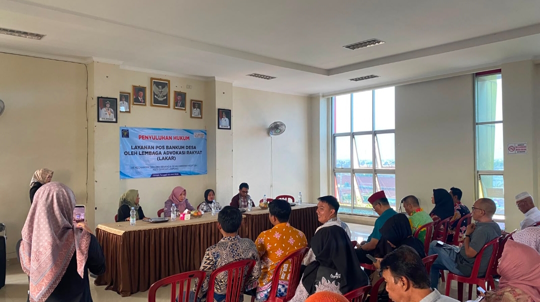 LAKAR Penyuluhan Posbakum di Kedaton