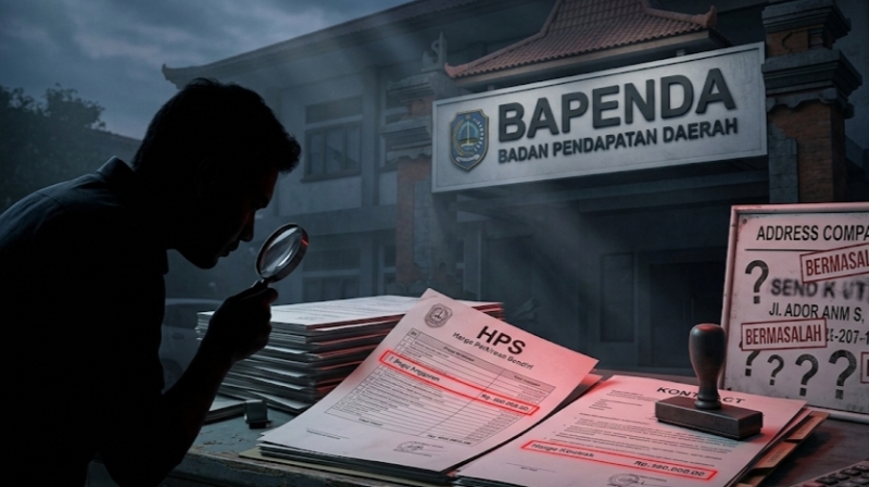 Aroma Kongkalikong Proyek Bahan Cetak Bapenda Tubaba: HPS Melejit, Alamat Vendor Diduga Pinjam Bendera