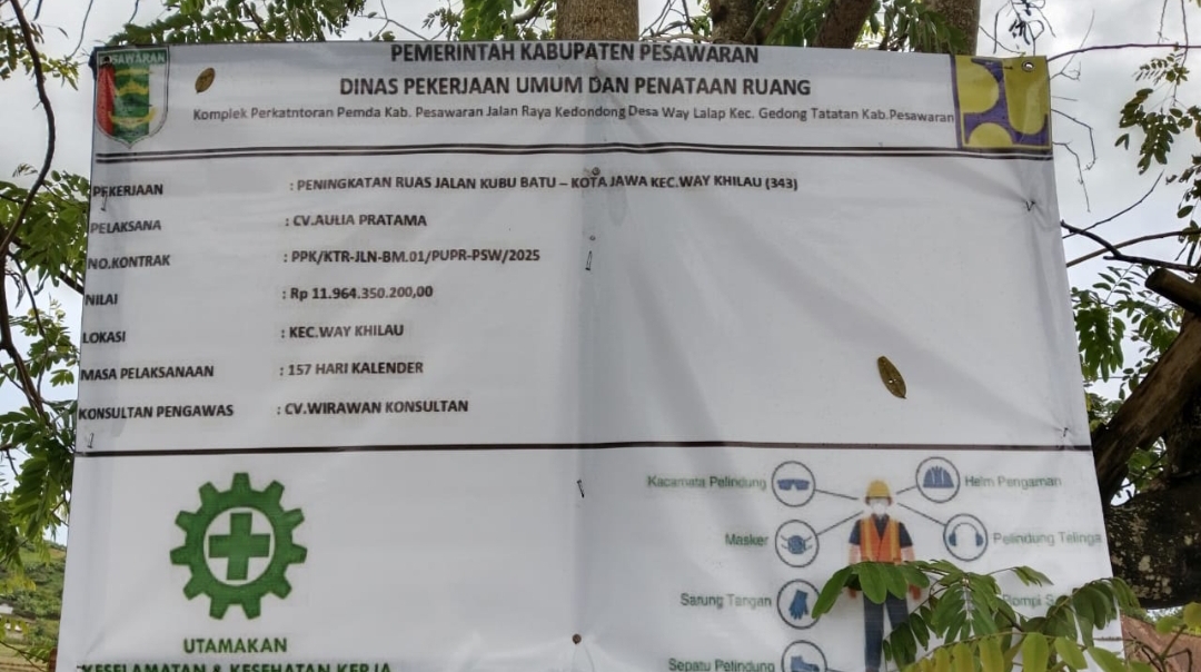 Proyek Rp11,9 Miliar Amburadul, LSM PENJARA Curiga DPRD Masuk Angin