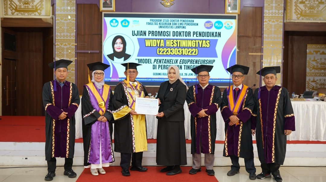 Dosen Unila Tawarkan Model Pentahelix Edupreneurship untuk Perkuat Keterampilan Wirausaha Mahasiswa
