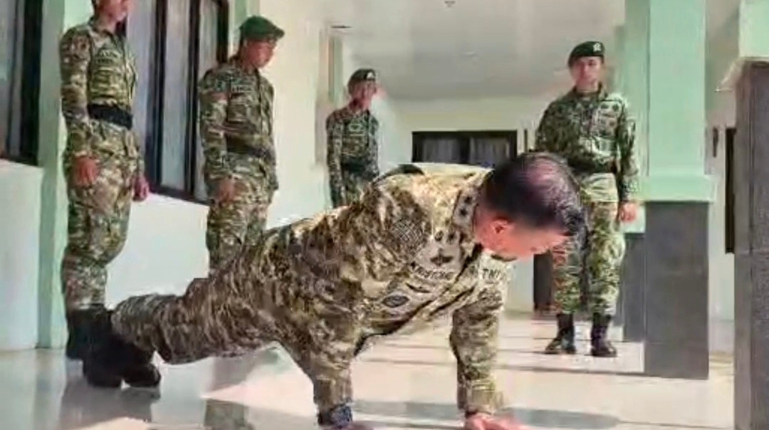Mayjen Kristomei, Pangdam XXI/Radin Inten yang Fit dan Humoris