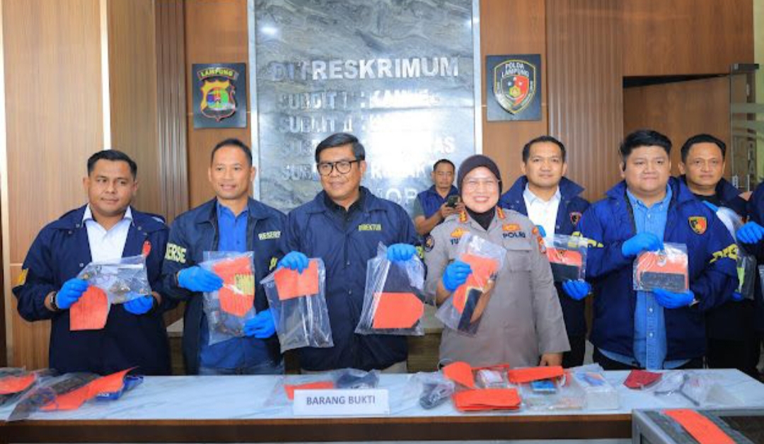Sebulan Sapu Bersih Street Crime, Polda Lampung Tangkap 212 Pelaku dan Bongkar Sindikat Kejahatan