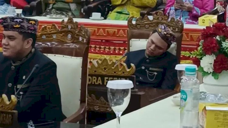 Tertidur Saat Paripurna HUT Bandar Lampung yang Dihadiri Gubernur, Anggota Fraksi Golkar Bakal Dipanggil