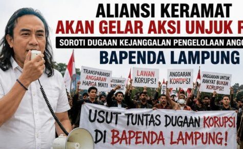 Aliansi KERAMAT Desak Kejati Usut Dugaan KKN Anggaran Kebersihan Bapenda Lampung Rp1,2 Miliar