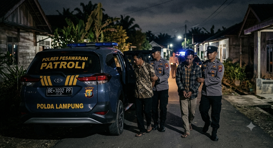 Dua Aparatur Desa Aktif di Way Khilau Pesawaran Dikabarkan Ditangkap Polisi Terkait Narkoba