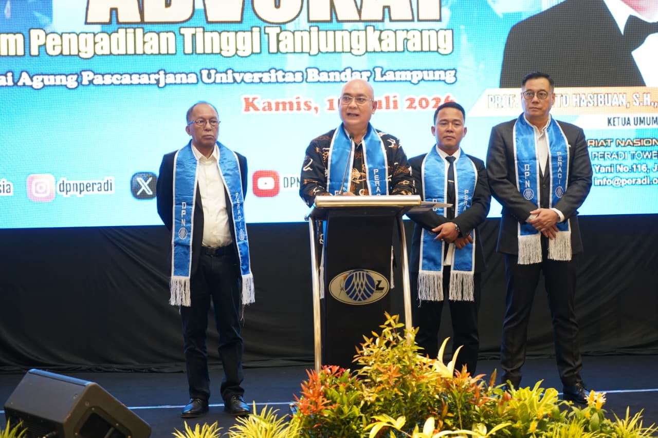 175 Advokat PERADI Lampung Siap Diambil Sumpah