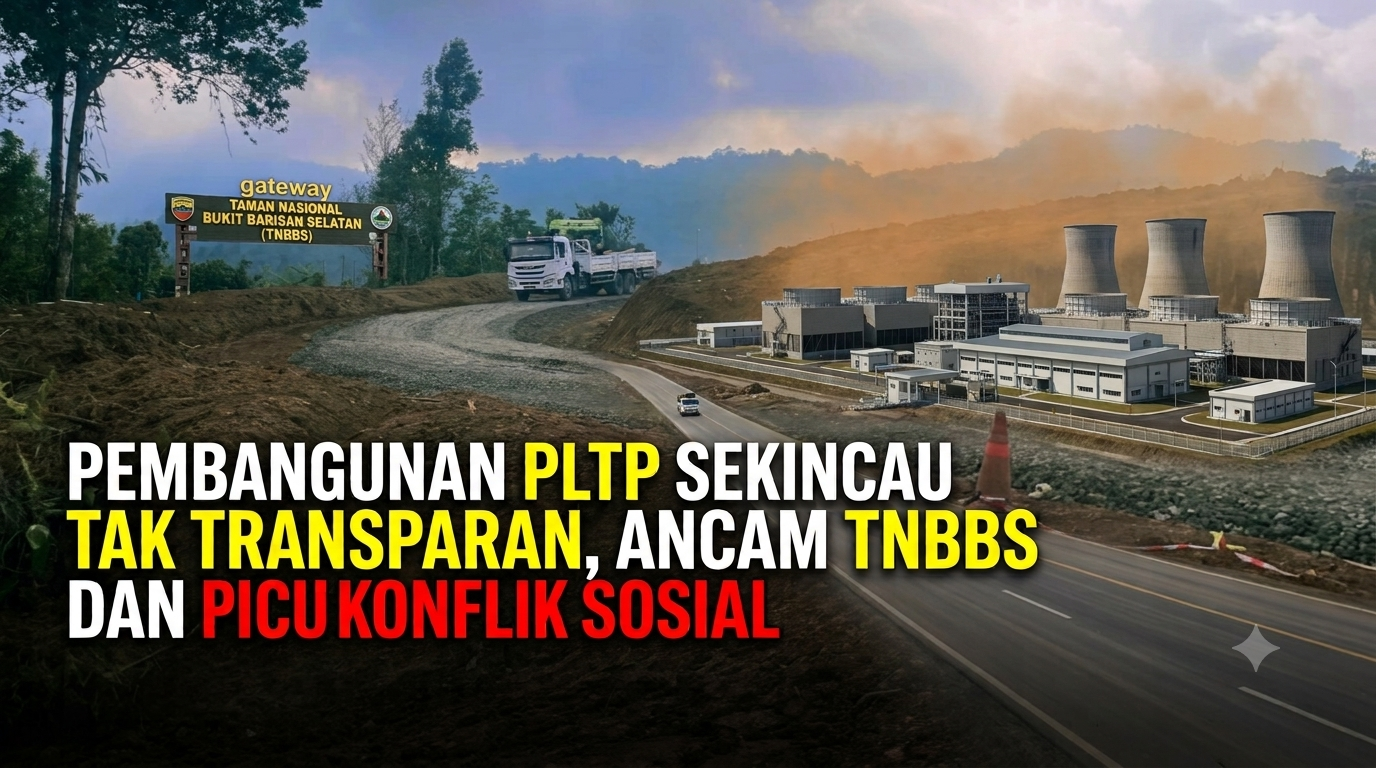 Pembangunan PLTP Sekincau Tak Transparan, Ancam TNBBS Dan Picu Konflik Sosial