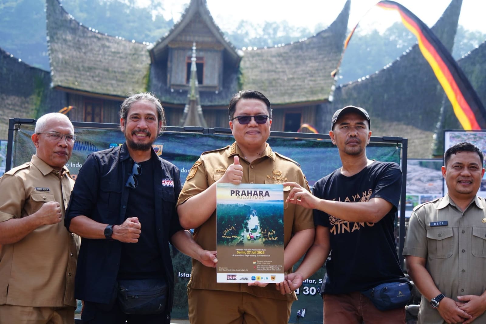 Wabup Tanah Datar Buka Pameran Prahara Pulau Emas, Ajak Masyarakat Belajar dari Tragedi Bencana