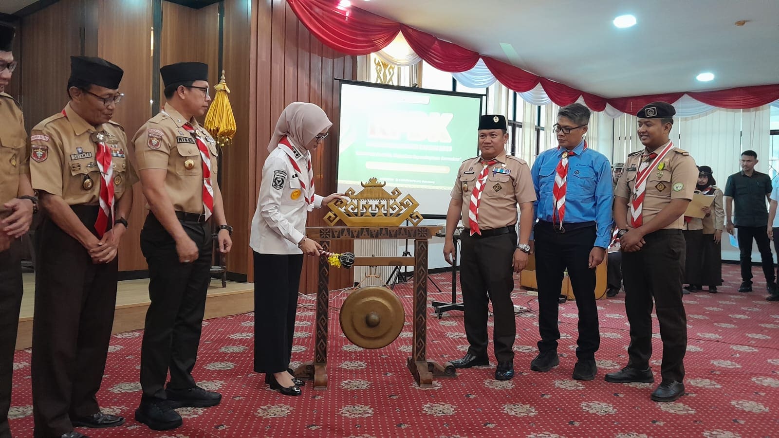 Ketua Kwarda Lampung Buka KPDK 2026, Resmikan Program “Garis Depan”