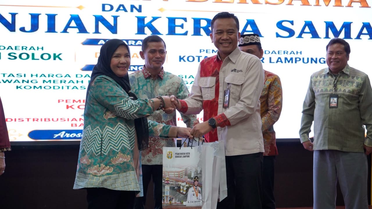 Bandar Lampung Jalin Kerja Sama dengan Kabupaten Solok, Perkuat Ketahanan Pangan dan Kendalikan Inflasi