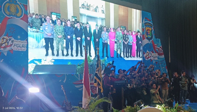 Syukuran HUT ke-80 Bhayangkara Polda Lampung di Antara Taburan Prestasi dan Rapor Rumah Tangga yang Menanti Pembuktian