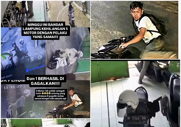 Kosan Depan Universitas Malahayati Kebobolan Lagi, Tiga Motor Raib dalam Setahun