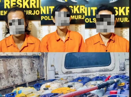 Polsek Trimurjo Ringkus Tiga Pelaku Penggelapan CPO Milik PT Sutomo Agrindo Mas