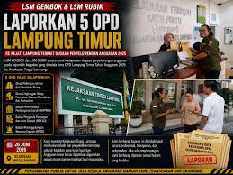 Bawa Bukti Dugaan Penyelewengan Anggaran ke Kejati, Dua LSM Bidik Pos Belanja Lampung Timur