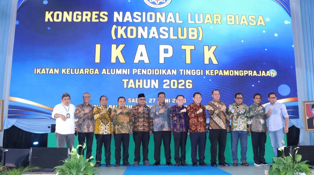 Dirjen Keuda Kemendagri Agus Fatoni Calon Tunggal dan Terpilih Secara Aklamasi Sebagai Ketua Umum DPN-IKAPTK