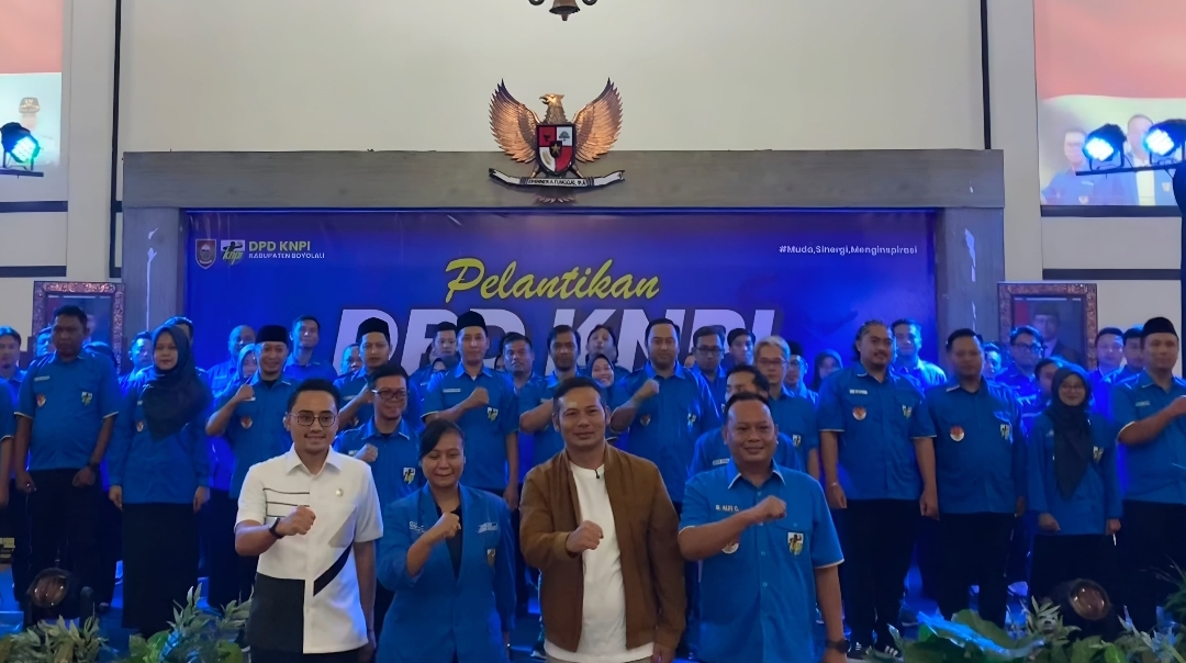DPD KNPI Boyolali Periode 2025-2028 Resmi Dilantik, Perkuat Sinergi Pemuda Menuju Indonesia Emas 2045