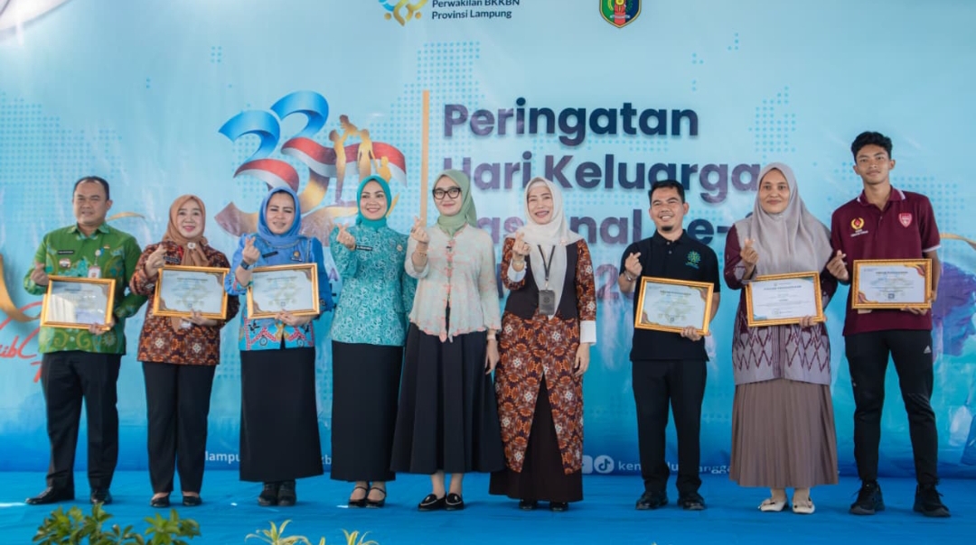 Harganas ke-33, Pemprov Lampung Perkuat Sinergi Bangun Keluarga Tangguh dan Generasi Berkualitas